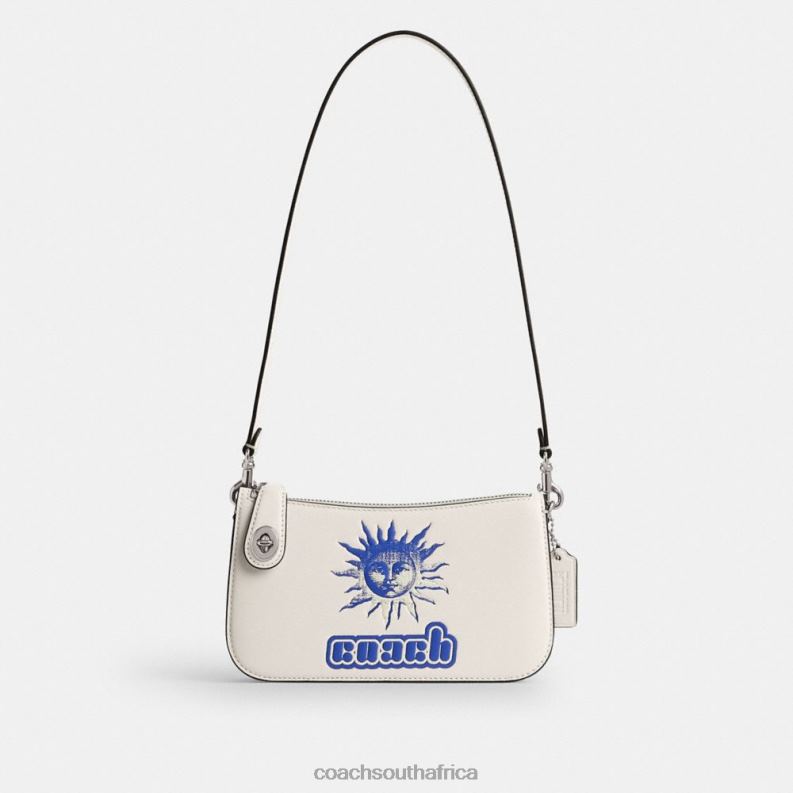 Coach Women THE LIL NAS X DROP PENN SHOULDER BAG LH/Isolated Sun Chalk 4ZRDJ63