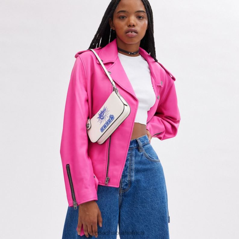 Coach Women THE LIL NAS X DROP PENN SHOULDER BAG LH/Isolated Sun Chalk 4ZRDJ63