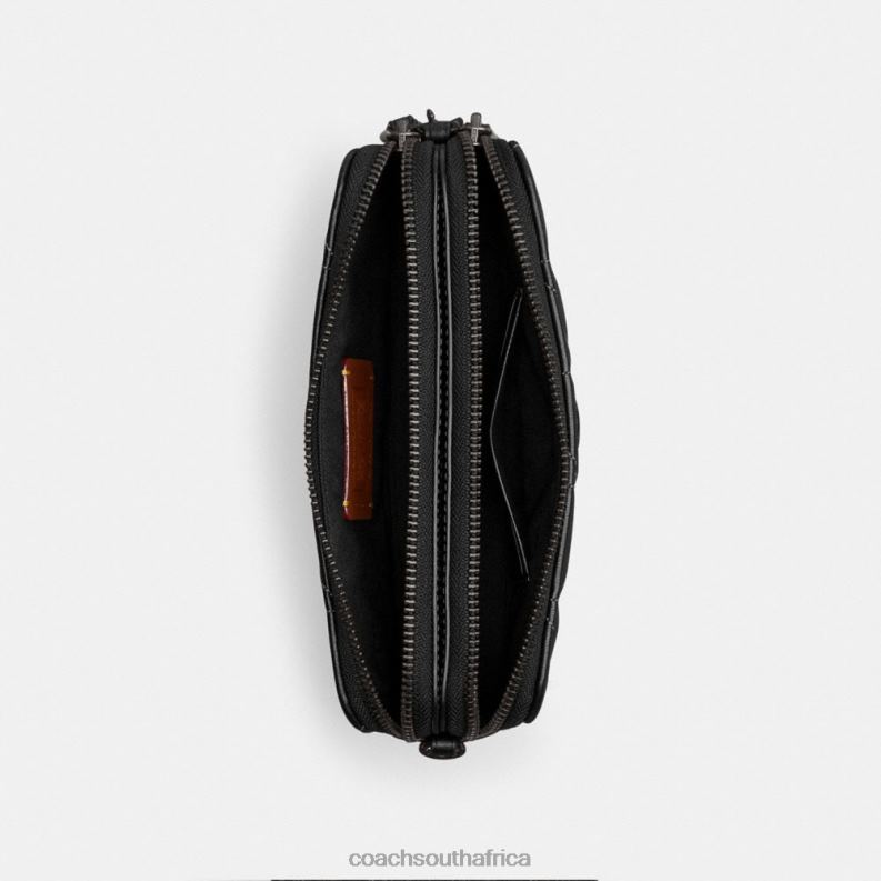 Coach Women KIRA CROSSBODY WITH PILLOW QUILTING V5/Black 4ZRDJ311