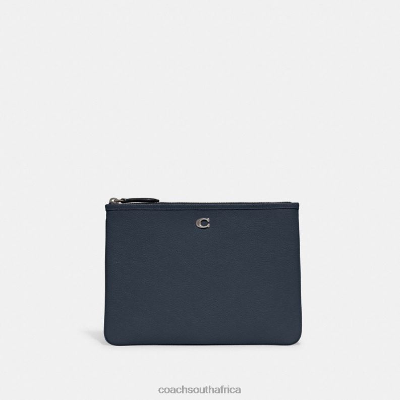 Coach Women POUCH 28 LH/Denim 4ZRDJ318