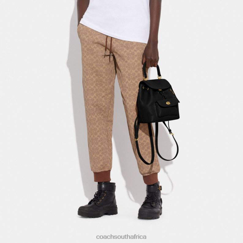 Coach Women RIYA BACKPACK 21 B4/BLACK 4ZRDJ60