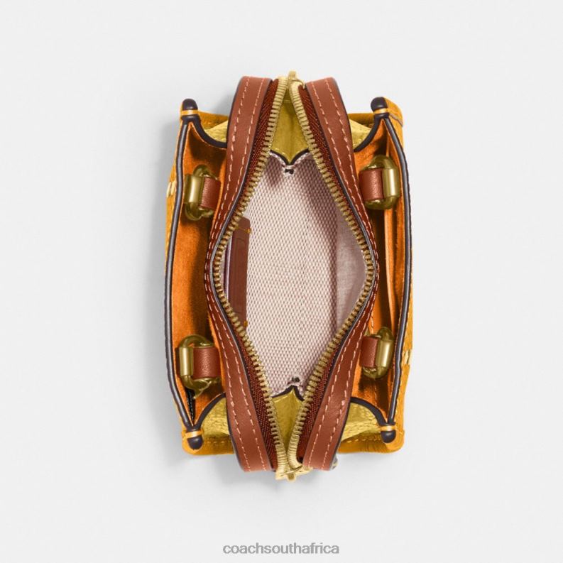 Coach Women ROGUE 12 IN COLORBLOCK REGENERATIVE LEATHER B4/Buttercup Multi 4ZRDJ96