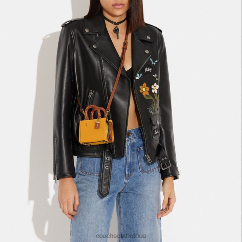 Coach Women ROGUE 12 IN COLORBLOCK REGENERATIVE LEATHER B4/Buttercup Multi 4ZRDJ96