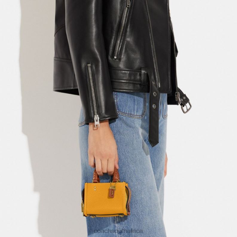 Coach Women ROGUE 12 IN COLORBLOCK REGENERATIVE LEATHER B4/Buttercup Multi 4ZRDJ96