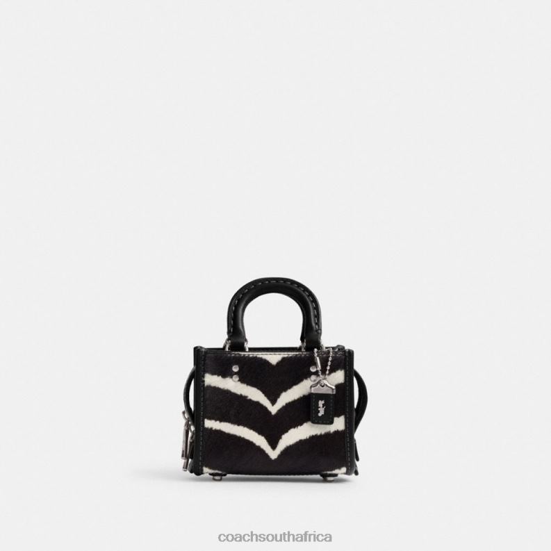 Coach Women ROGUE 12 WITH ZEBRA PRINT LH/Zebra 4ZRDJ92