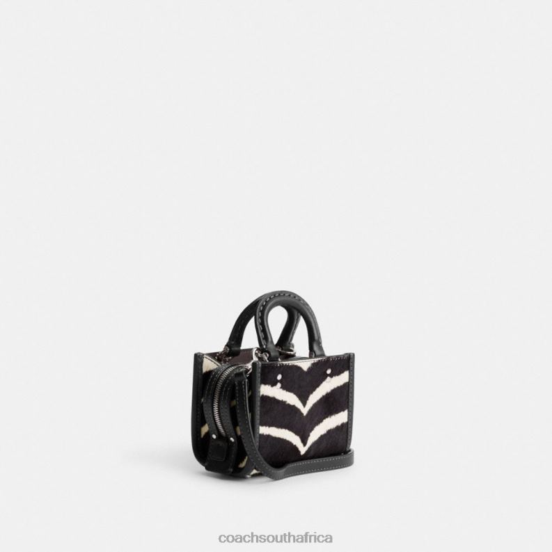 Coach Women ROGUE 12 WITH ZEBRA PRINT LH/Zebra 4ZRDJ92