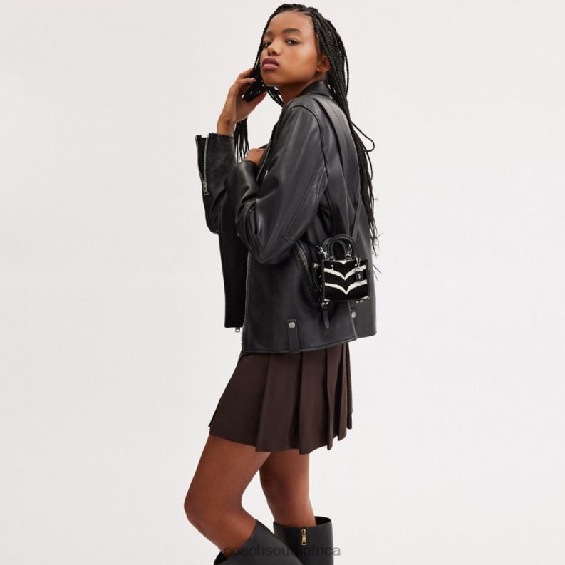 Coach Women ROGUE 12 WITH ZEBRA PRINT LH/Zebra 4ZRDJ92