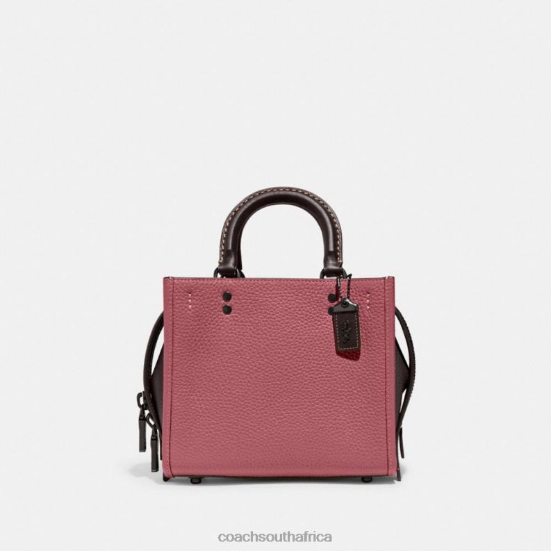 Coach Women ROGUE 20 IN COLORBLOCK REGENERATIVE LEATHER V5/Rouge Multi 4ZRDJ84