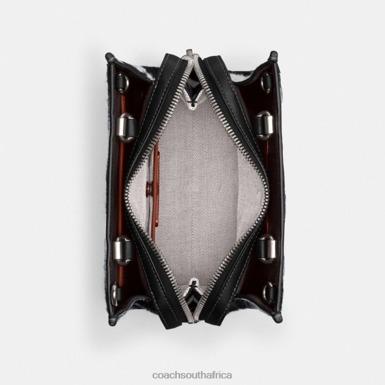 Coach Women ROGUE 20 IN HAIRCALF WITH ZEBRA PRINT LH/Zebra 4ZRDJ89