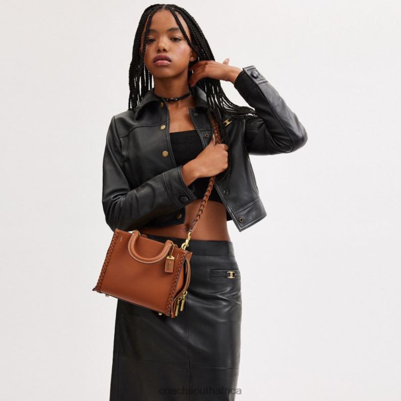 Coach Women ROGUE 20 WITH BRAID B4/Burnished Amber 4ZRDJ77