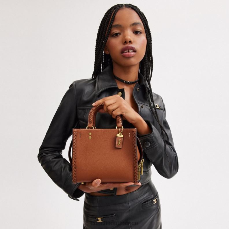 Coach Women ROGUE 20 WITH BRAID B4/Burnished Amber 4ZRDJ77