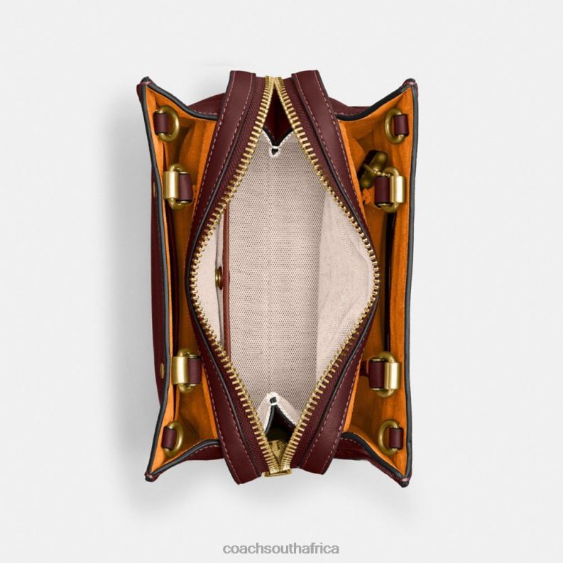 Coach Women ROGUE 20 WITH BRAID B4/WINE 4ZRDJ80