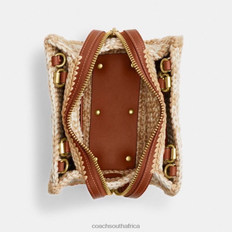 Coach Women ROGUE 20 WITH CROCHET B4/Ivory Multi 4ZRDJ82