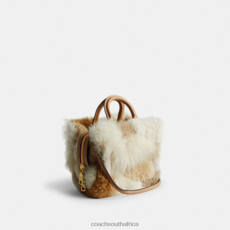 Coach Women ROGUE 20 WITH PATCHWORK B4/NATURAL MULTI 4ZRDJ87