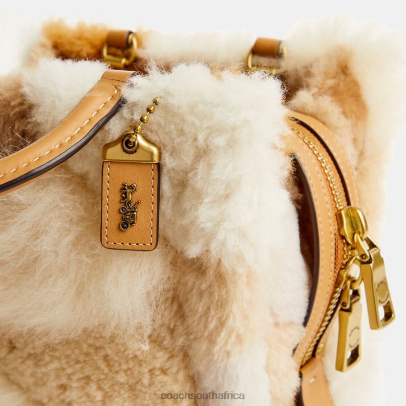 Coach Women ROGUE 20 WITH PATCHWORK B4/NATURAL MULTI 4ZRDJ87