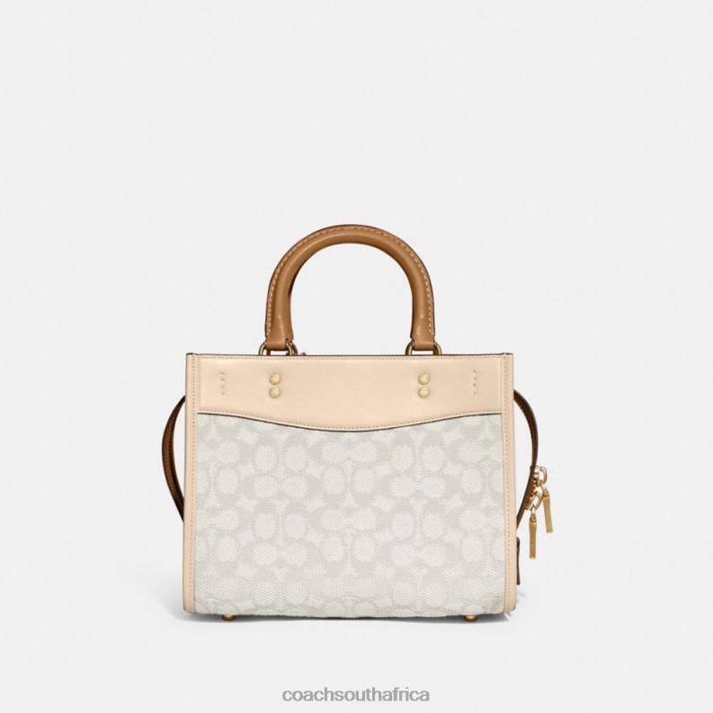 Coach Women ROGUE 25 IN SIGNATURE TEXTILE JACQUARD B4/Chalk Ivory Multi 4ZRDJ79