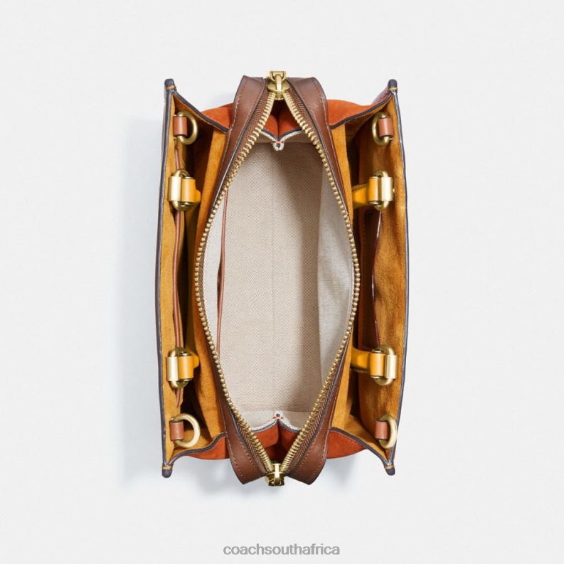 Coach Women ROGUE 25 IN SIGNATURE TEXTILE JACQUARD B4/Cocoa Burnished Amb 4ZRDJ95