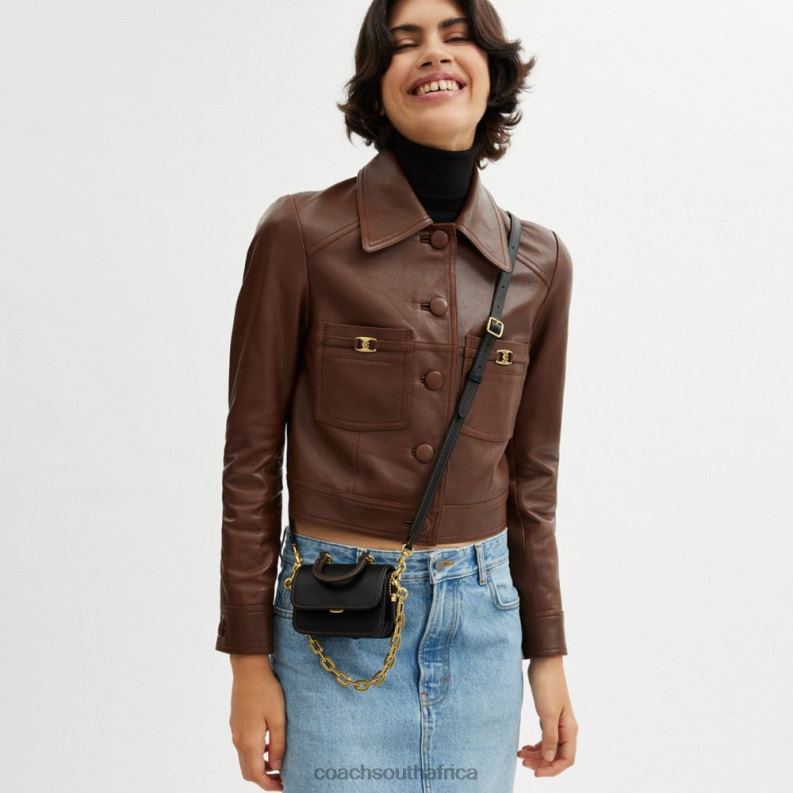 Coach Women ROGUE TOP HANDLE 12 IN COLORBLOCK B4/BLACK MULTI 4ZRDJ91