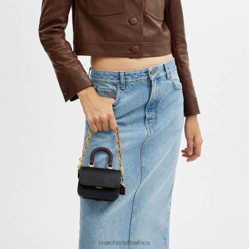 Coach Women ROGUE TOP HANDLE 12 IN COLORBLOCK B4/BLACK MULTI 4ZRDJ91