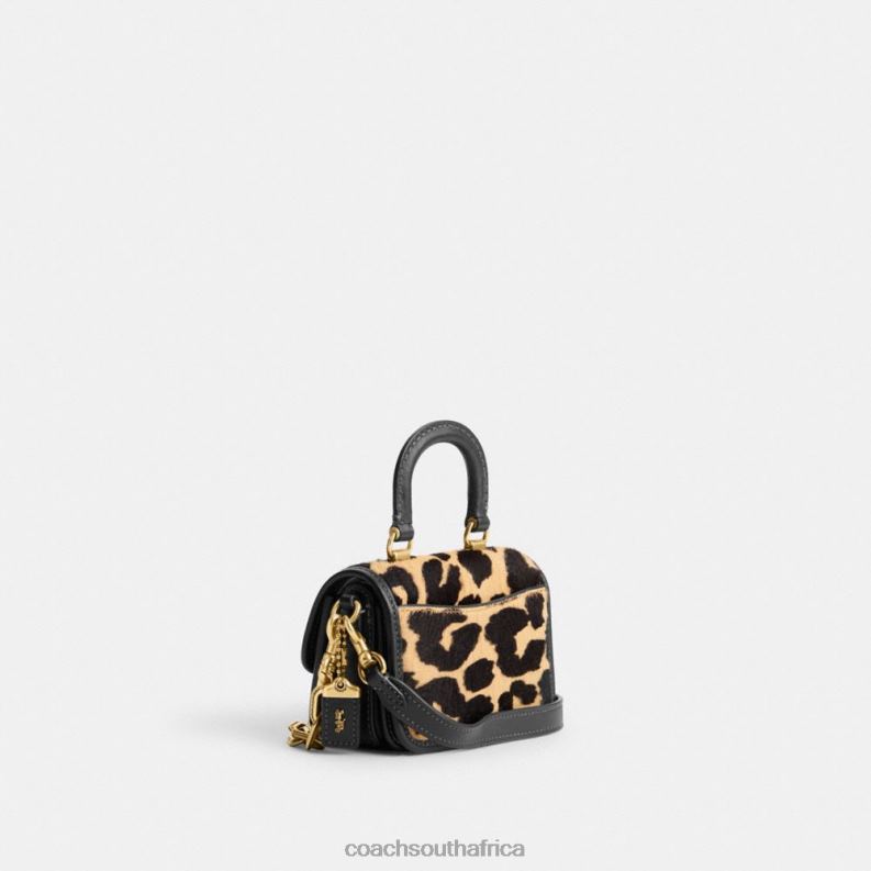 Coach Women ROGUE TOP HANDLE 12 WITH LEOPARD PRINT B4/Leopard 4ZRDJ93