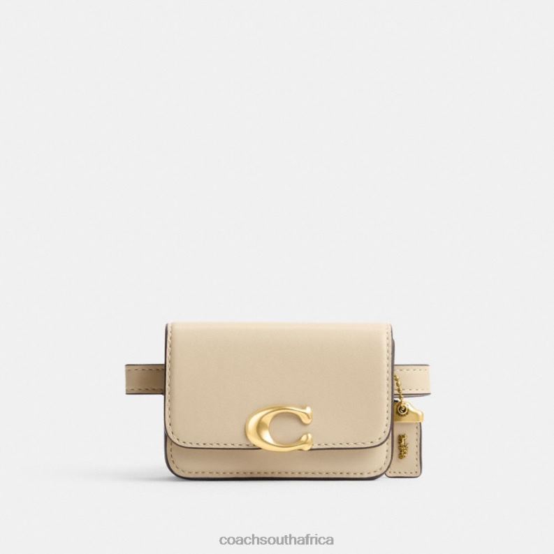 Coach Women BANDIT CARD CASE BELT BAG B4/IVORY 4ZRDJ193