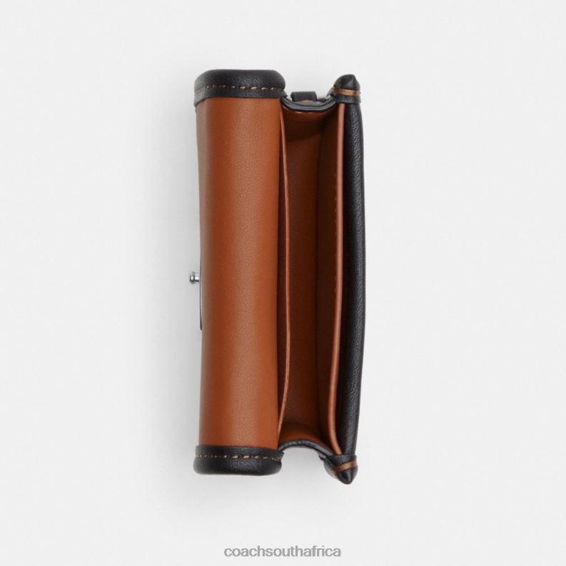 Coach Women BANDIT CARD CASE BELT BAG IN SIGNATURE JACQUARD LH/Cocoa Black 4ZRDJ191