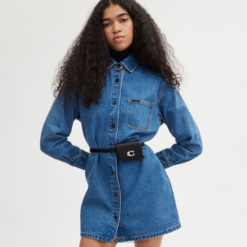 Coach Women BANDIT CARD CASE BELT BAG LH/Black 4ZRDJ192