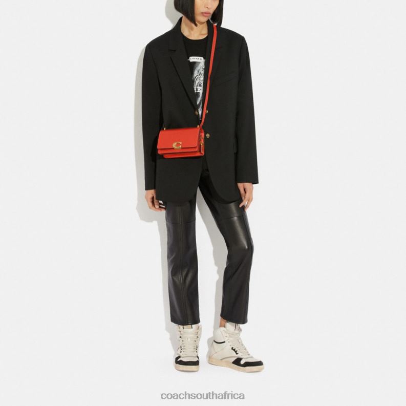 Coach Women BANDIT CROSSBODY B4/SUN ORANGE 4ZRDJ195