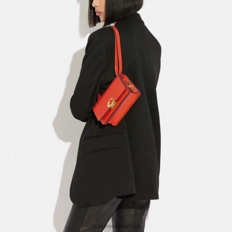 Coach Women BANDIT CROSSBODY B4/SUN ORANGE 4ZRDJ195