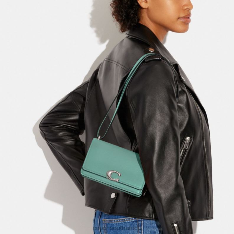 Coach Women BANDIT CROSSBODY LH/Faded Blue 4ZRDJ197