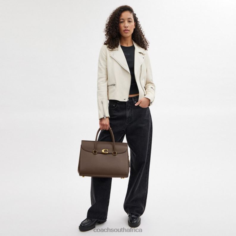 Coach Women BROOME CARRYALL 36 B4/DARK STONE 4ZRDJ178