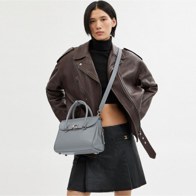 Coach Women BROOME CARRYALL LH/Grey Blue 4ZRDJ179