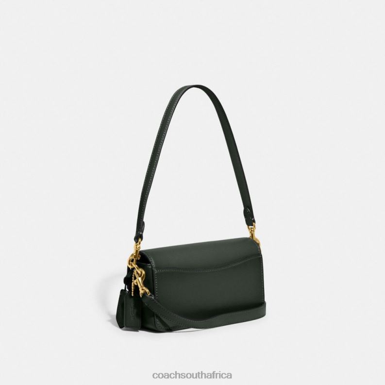 Coach Women STUDIO BAGUETTE BAG B4/Amazon Green 4ZRDJ189