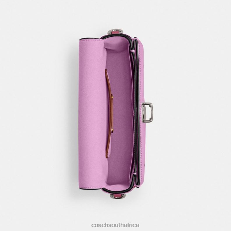 Coach Women STUDIO BAGUETTE BAG WITH SEQUINS LH/Dark Magenta 4ZRDJ188