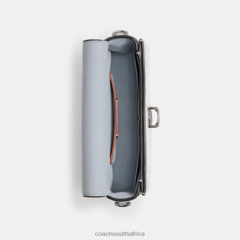 Coach Women STUDIO BAGUETTE BAG WITH SEQUINS LH/Silver 4ZRDJ184