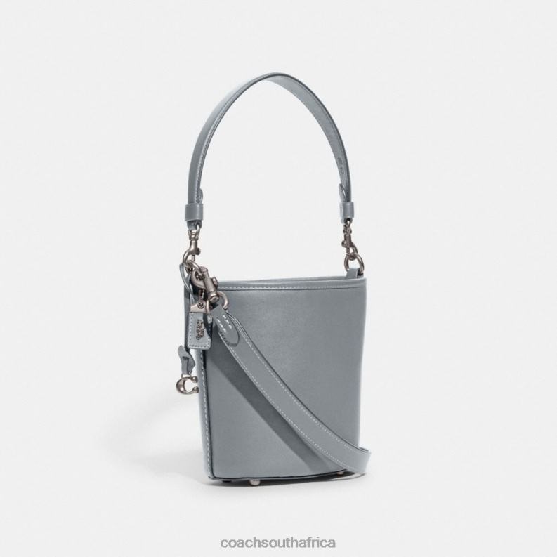 Coach Women DAKOTA BUCKET BAG 16 LH/Grey Blue 4ZRDJ274