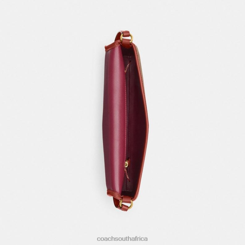 Coach Women HAMPTONS BAG IN SIGNATURE CANVAS B4/Tan Rust 4ZRDJ257