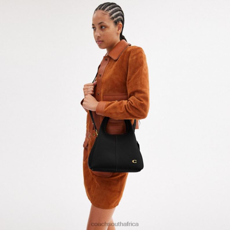 Coach Women LANA SHOULDER BAG 23 B4/BLACK 4ZRDJ275