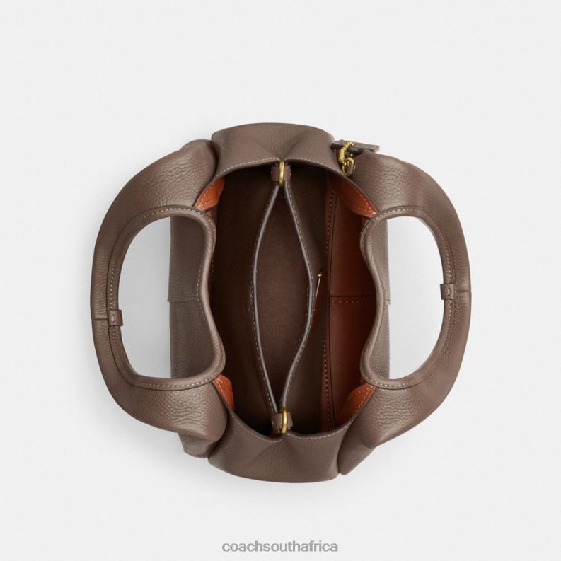 Coach Women LANA SHOULDER BAG 23 B4/DARK STONE 4ZRDJ278