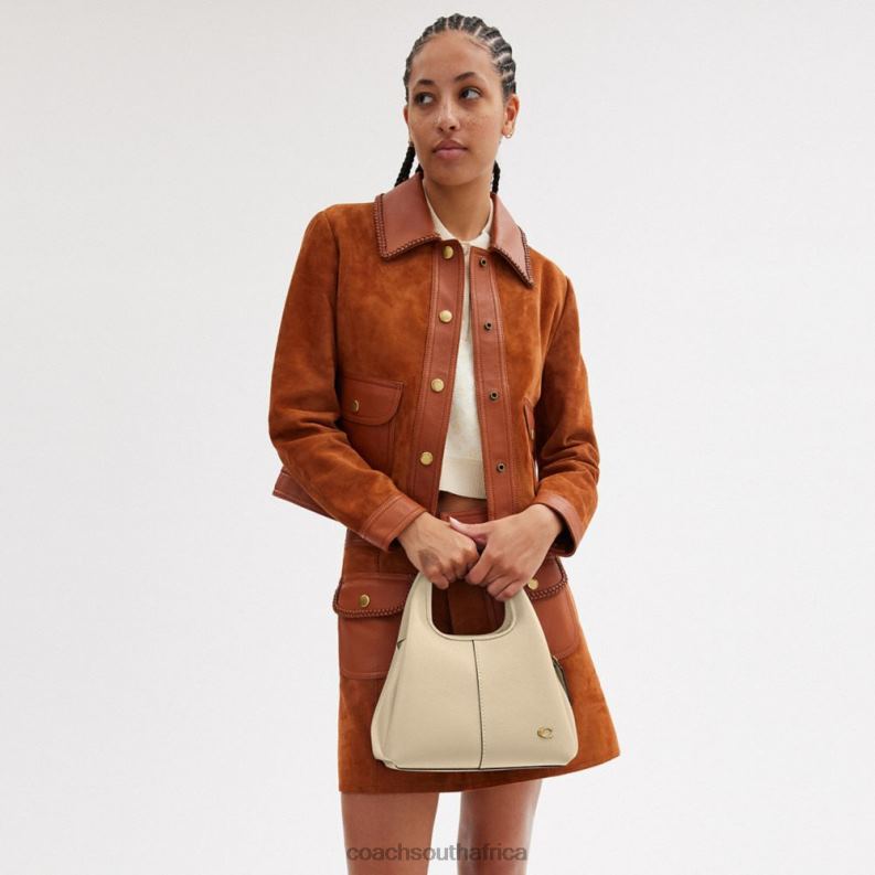 Coach Women LANA SHOULDER BAG 23 B4/IVORY 4ZRDJ277