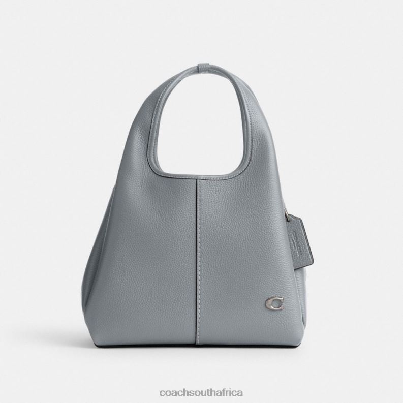 Coach Women LANA SHOULDER BAG 23 LH/Grey Blue 4ZRDJ264