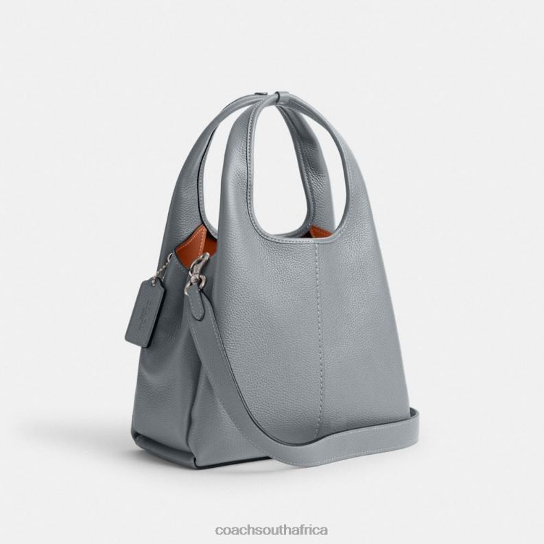 Coach Women LANA SHOULDER BAG 23 LH/Grey Blue 4ZRDJ264