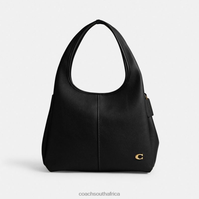Coach Women LANA SHOULDER BAG B4/BLACK 4ZRDJ281