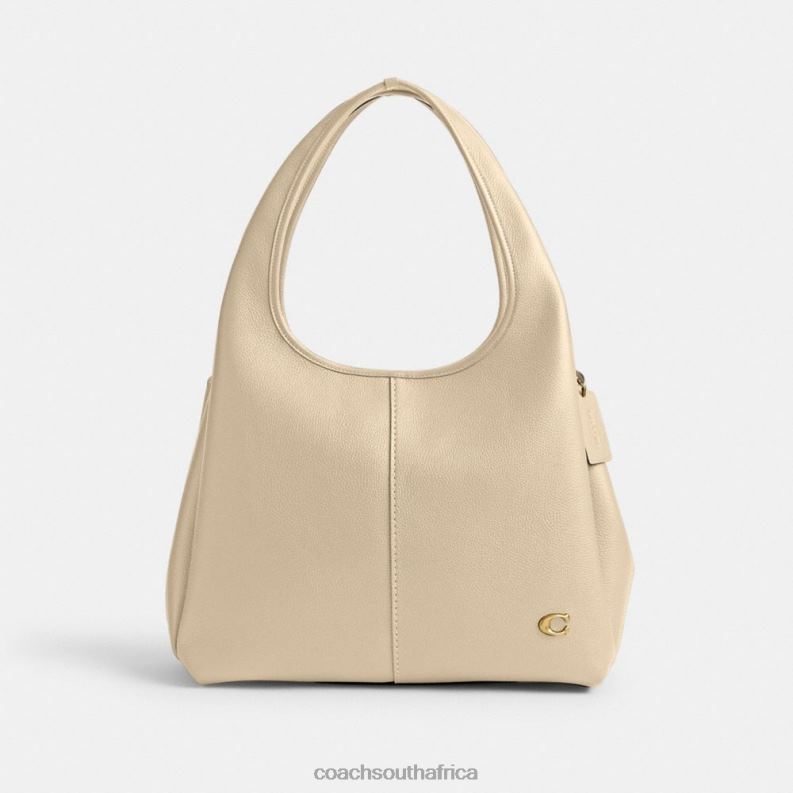 Coach Women LANA SHOULDER BAG B4/IVORY 4ZRDJ282