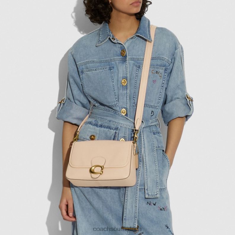 Coach Women SOFT TABBY SHOULDER BAG B4/IVORY 4ZRDJ171