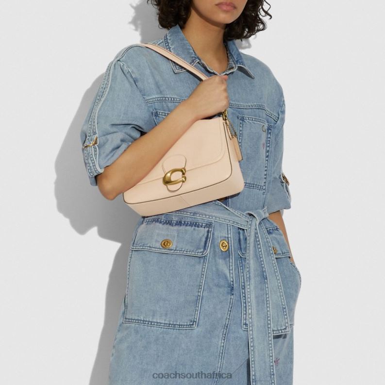 Coach Women SOFT TABBY SHOULDER BAG B4/IVORY 4ZRDJ171