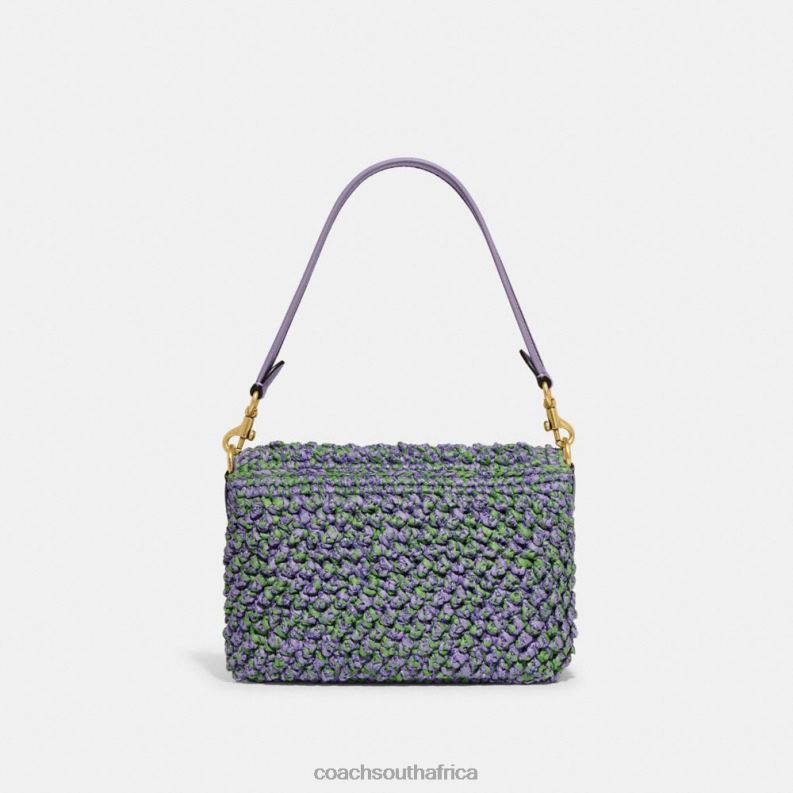 Coach Women SOFT TABBY SHOULDER BAG B4/Light Purple/Soft Green 4ZRDJ135