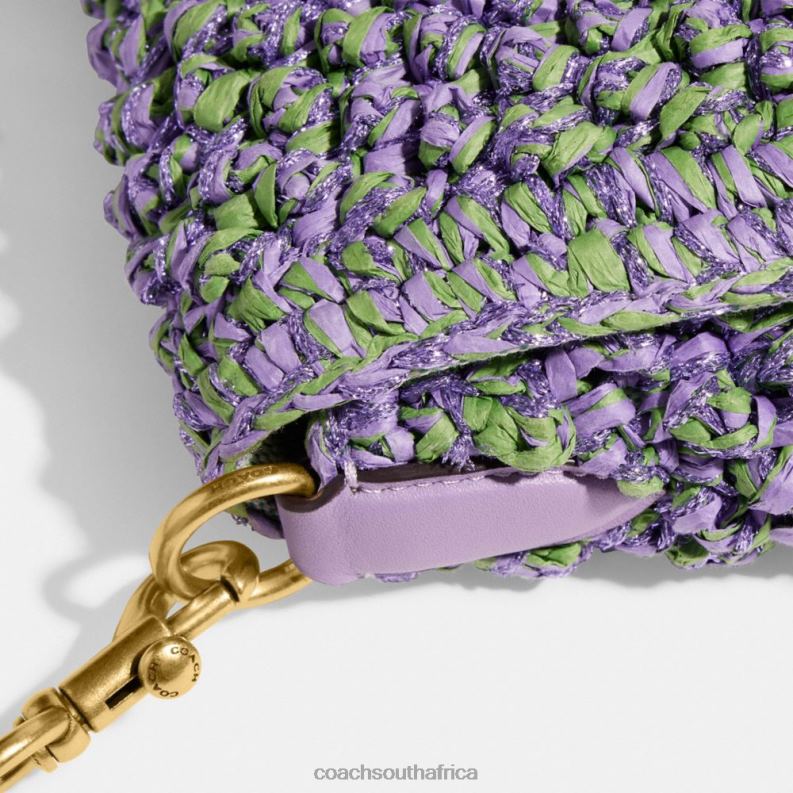 Coach Women SOFT TABBY SHOULDER BAG B4/Light Purple/Soft Green 4ZRDJ135