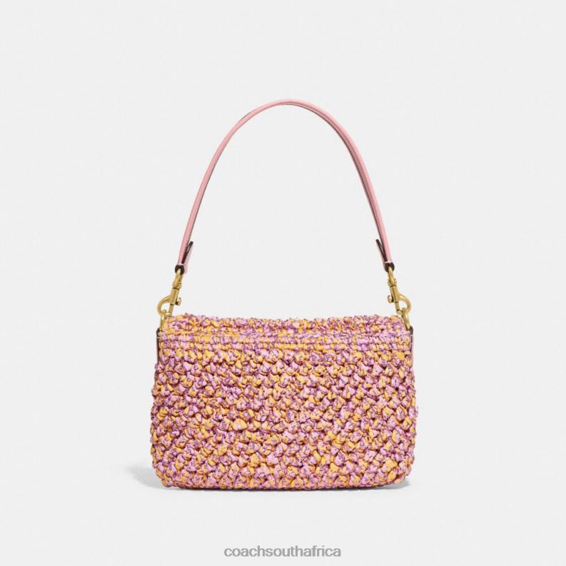 Coach Women SOFT TABBY SHOULDER BAG B4/Pink/Orange 4ZRDJ134