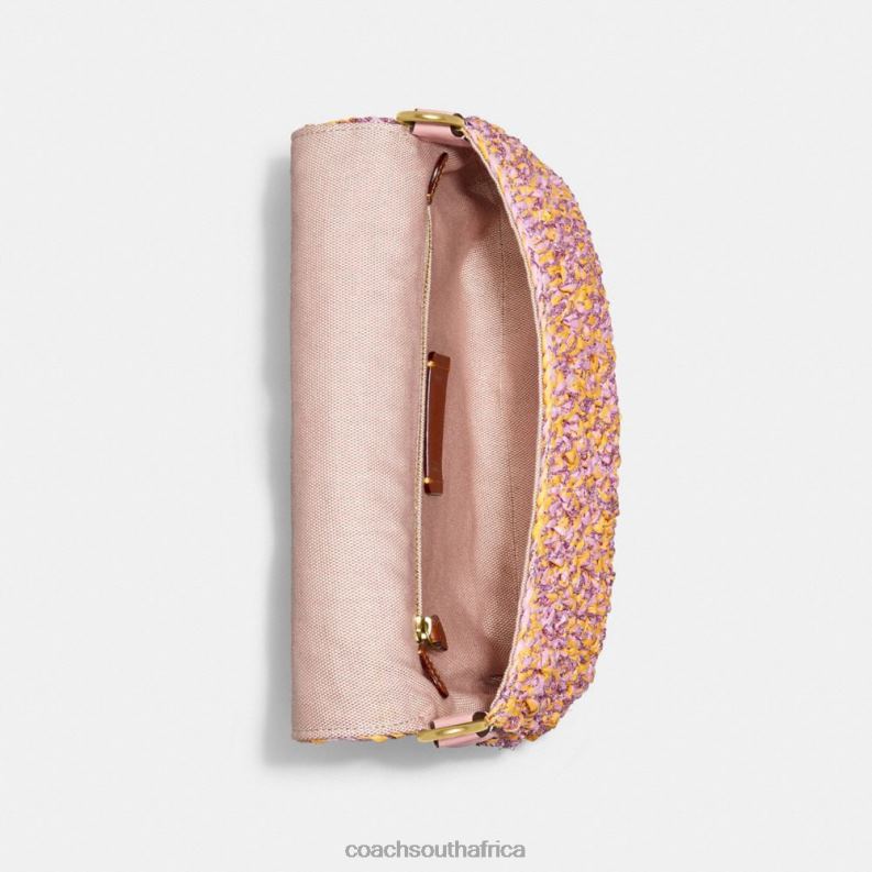 Coach Women SOFT TABBY SHOULDER BAG B4/Pink/Orange 4ZRDJ134